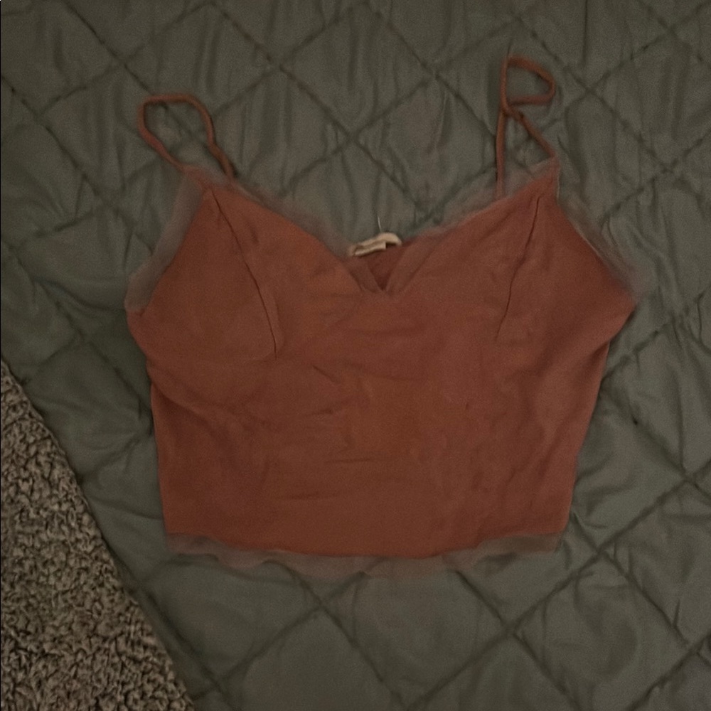 Women's Rust Spaghetti Strap Top